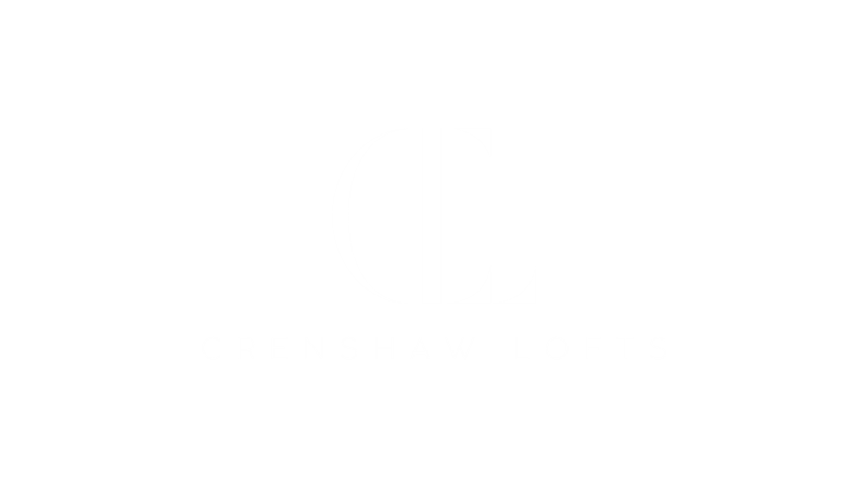 A logo with the initials "CL" and the name "Crenshaw Lofts" below it.